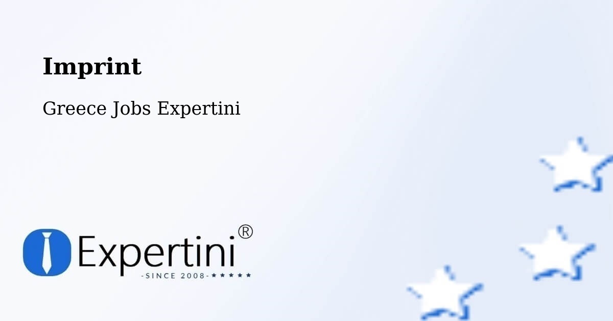Imprint – Kopanáki - Greece Jobs Expertini